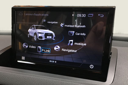 pose autoradio gps sur audi en Alsace